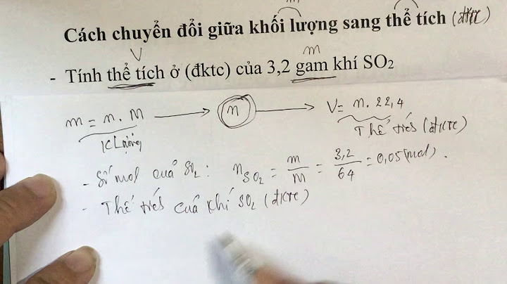 Cách tính phần trăm thể tích trong hóa học