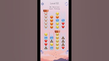EMOJI SORT PUZZLE LEVEL 53
