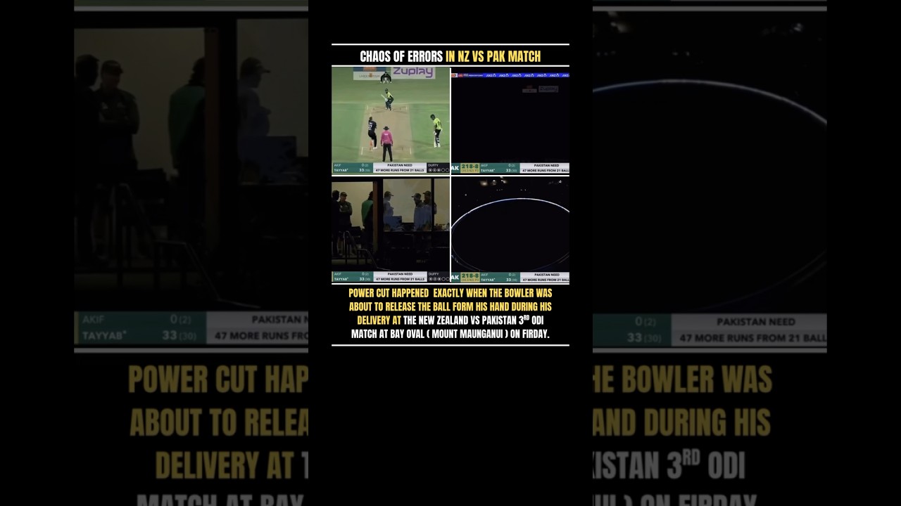 Shocking Scenes From New Zealand Vs Pakistan Match 😱 
