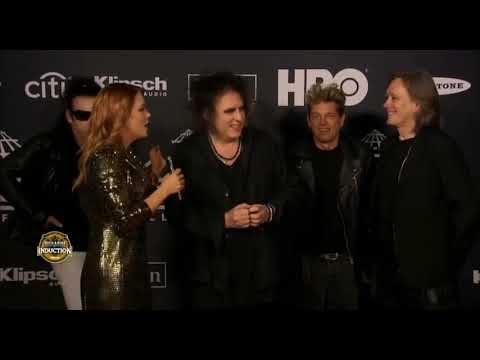 The Cure Rock and Roll Hall of Fame 2019 red carpet interview