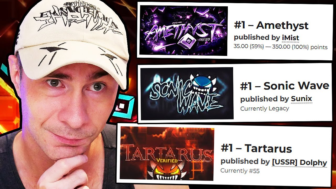 Complete History of TOP 1 Levels in GEOMETRY DASH - YouTube