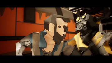 Low polygon Cyberpunk by Unreal Engine