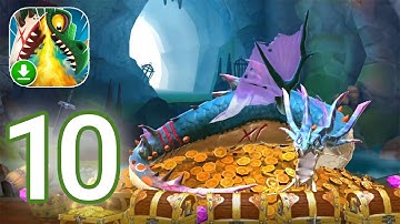 Hungry Dragon - Gameplay Walkthrough Part 10 - Poseidran Dragon (iOS, Android)