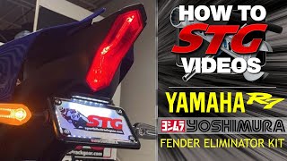 Yamaha R7 Yoshimura Fender Eliminator Kit How To Install | Sportbike Track Gear