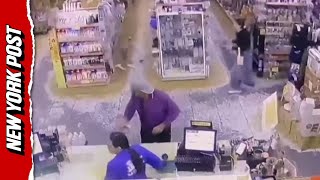 Terrifying Moment 61 Magnitude Earthquake Rocks Taiwan Supermarket