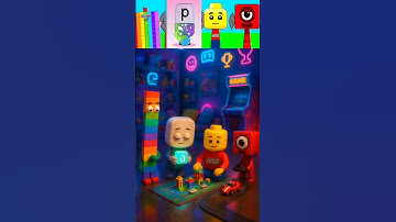 Sprunki-OC Blockie 72 X Alphabet P X Lego X Number Block 1 are playing Amazing games #sprunki