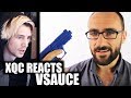 xQc Reacts to Vsauce Why Do We Get Bored? | with Chat