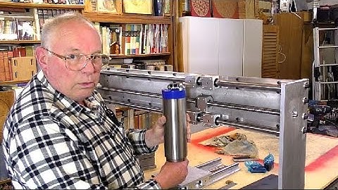 Episode 7 HOW TO MAKE A CNC ROUTER WITH SIMPLE WOODSHOP TOOLS (X and Z axis build)