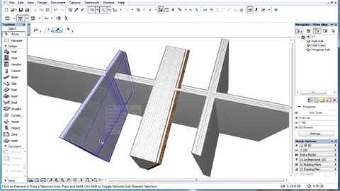 ArchiCAD 17 New Features  073   PBC reference line method  walls   YouTube