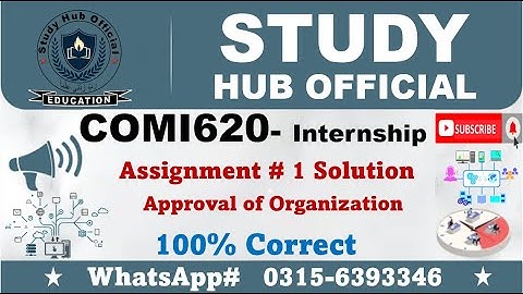 comi620 assignment 1 solution sp2024 #comi620