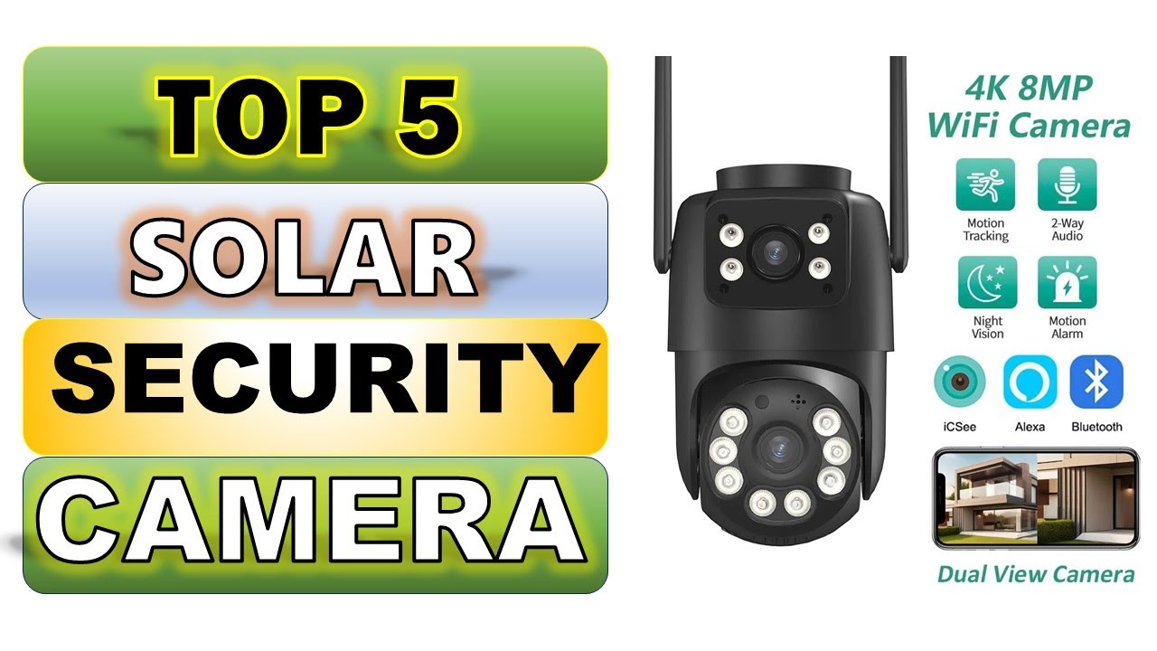 Top 5 Best Solar Security Camera in 2025 || From Aliexpress - YouTube