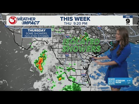 Isolated showers, then more rain on the way - YouTube