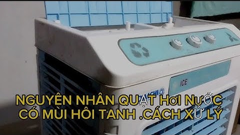 xử lý khắc phục quạt hơi nước có mùi hôi tanh