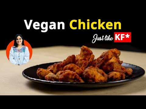 Vegan chicken - Just like KFC! | Jackfruit se banayen vegan fried chicken! | Kathal recipe