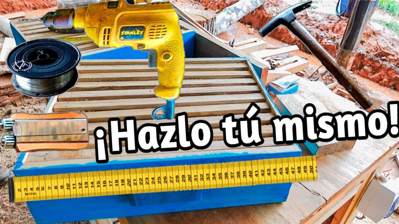 ✅ Cómo hacer MARCOS tipo langstrot +  Medidas de MEDIA ALZA 🐝