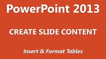 MOS Review - PowerPoint 2013 - Create Slide Content - Part 2 of 6
