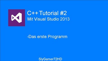C++ Spieleprogrammierung Tutorial -02- (German-Deutsch) Das erste Programm