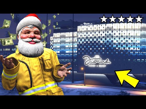 НОВОГОДНЕЕ ОГРАБЛЕНИЕ КАЗИНО! ПРИТВОРИЛИСЬ ПОЖАРНЫМИ!! - GTA 5 ONLINE / Обновление в ГТА 5 Онлайн