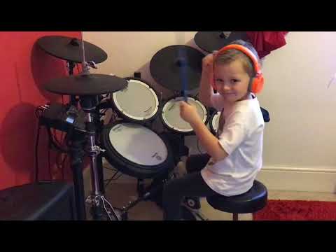 the-chain---drum-cover.-caleb-h-drummer-age-5-π₯