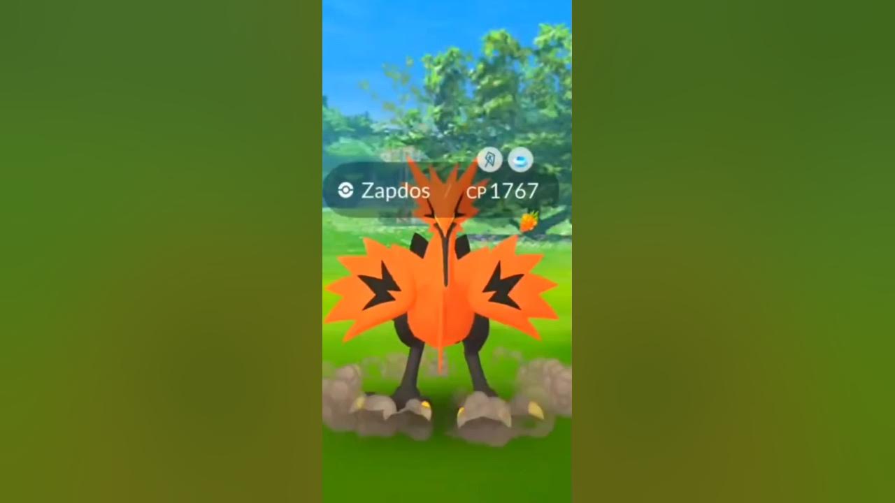 😳High cp Wild Galarian Zapdos in pokemon go. 