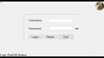 How to Create a Login System using MS Access with Speech Validation in C#