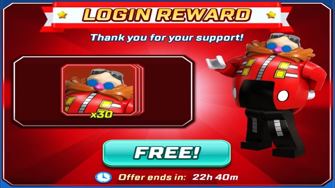Sonic Forces Speed Battle Mega Update New Character LEGO Dr. Eggman ...