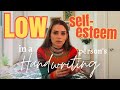 10 sign of low self esteem in handwriting