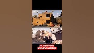 Building destruction physics comparison between #battlefield6 vs #battlefield2042