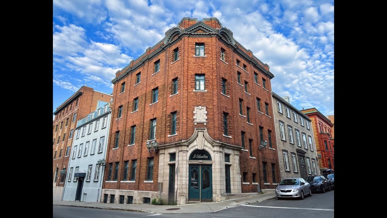 Société immobilière Bélanger - Visite du Colombier Appartements dans le Vieux-Québec