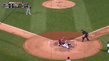 CIN@CHC: Zobrist opens the scoring with an RBI single