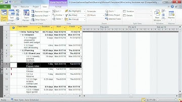 Microsoft Project Professional 2010 Tutorial: Gantt Chart | K Alliance