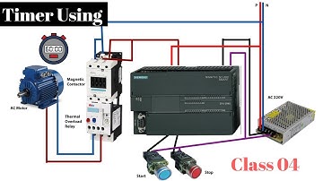 SIEMENS S7-200 PLC Tutorial Bangla | How to use on delay timer of Microwin Soft | Class 04