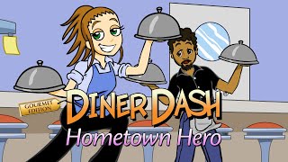 Diner Dash 4 Hometown Hero - Beach Shack At The Boardwalk - Multiplayer Busy Tables - Easy