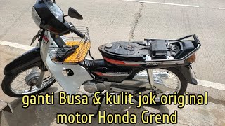 Ganti kulit original Grend dan ganti busa jok/@servisjoktenggarong