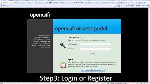 How to Login to Openwifi