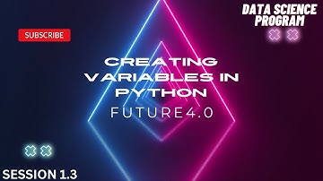 Creating variables in python| Static and Dynamic Typing & Binding|Type Function|Data Science Program