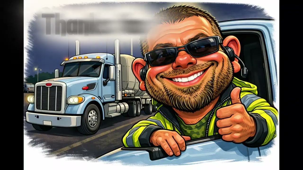 A day as a OTR Pneumatic Truck Driver End of day #Trucker Life
