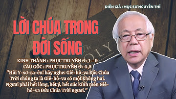 Mục sư Nguyễn Thỉ | Lời Chúa Trong Đời Sống | Bài Giảng Tin Lành #msnguyenthi #httlvn 