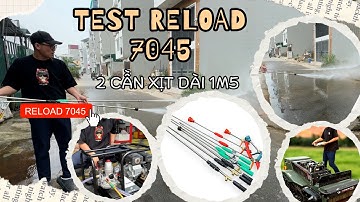 Máy Xịt Thuốc Sâu Đồng Bộ Reload 7045 Tải 2 Cần Xịt 1.5m Cùng Lúc Có Ổn Không
