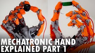 картинка: Биомиметическая мехатронная рука, напечатанная на 3D-принтере. Часть 1