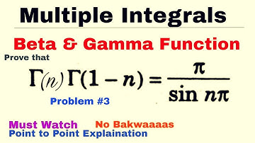23. Beta and Gamma Function | Problem-3 | Important