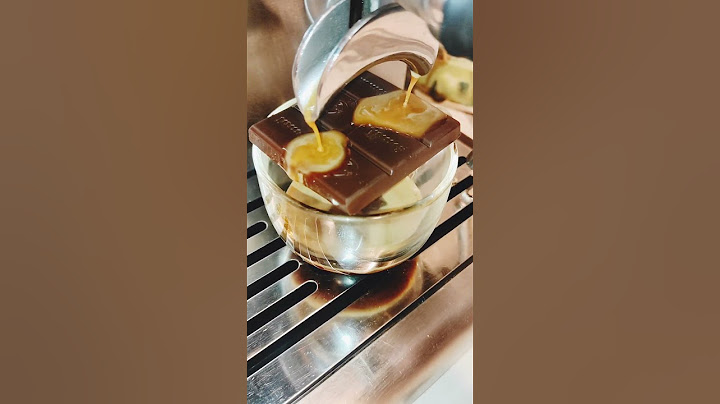 chocolate espresso for your mornings // espresso coffee // chocolate espresso