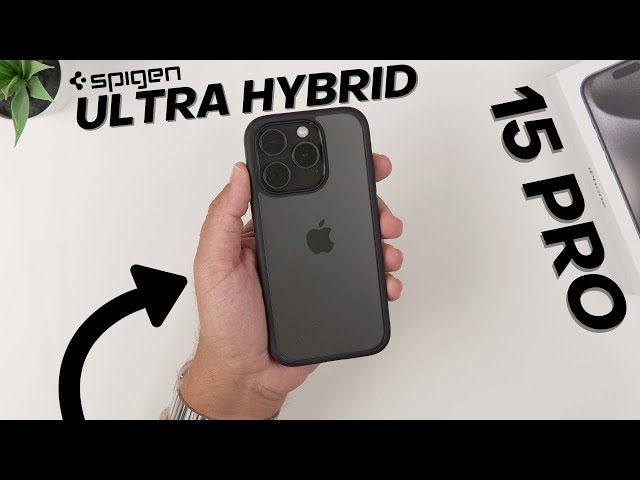 Funda Spigen Ultra Hybrid iPhone 15 Pro Max Frost Negro Case - Shop Spigen .pl