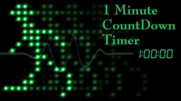1 minute countdown timer (Traffic light) with Music 1分 カウントダウンタイマー (信号機)