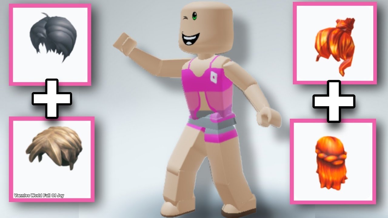 free roblox hair combo! #roblox #fyp #freerobloxhaircombo