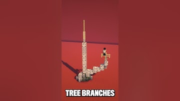 How to THINK when You Build Trees in Minecraft #SHORTS
