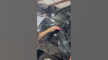 HOW TO INSTALL PPF ON A QUARTER PANEL #asmr #fyp  #ppf #asmrvideo #tint #tintedwindows  #reels