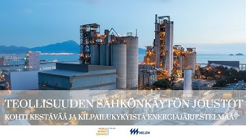 Teollisuuden sähkönkäytön joustot - Kohti kestävää ja kilpailukykyistä energiajärjestelmää