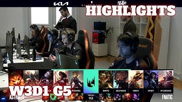 Astralis vs Fnatic - Highlights | Week 3 Day 1 S11 LEC Spring 2021 | AST vs FNC