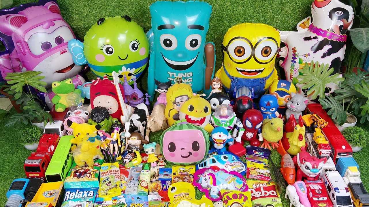 Hunting Eskrim Masak Masakan Dokteran Permen Yupi Baby Shark Marsha and TheBear Bebek Ikan koi124